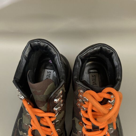 Steve Madden Women's Stomp Combat Camo Boot Streetwear Shoes Size 5.5 - Picture 9 of 10